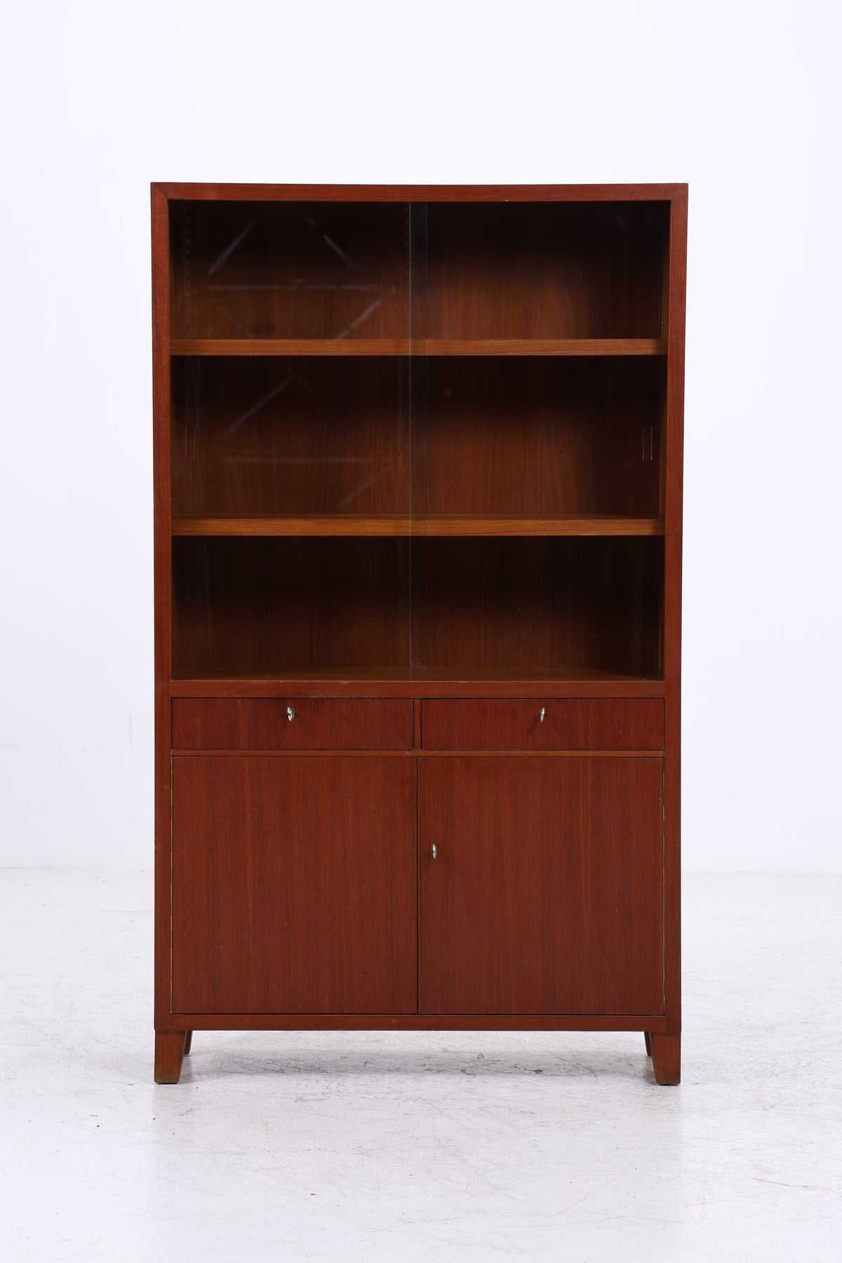 Brumax Vitrine | Vintage Teak | 2 Glastüren | Mid Century