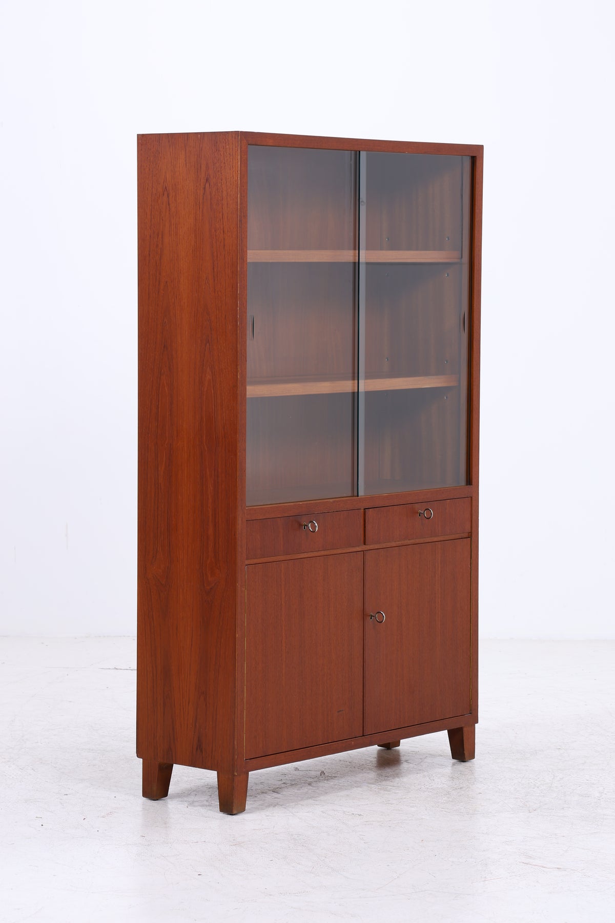 Brumax Vitrine | Vintage Teak | 2 Glastüren | Mid Century