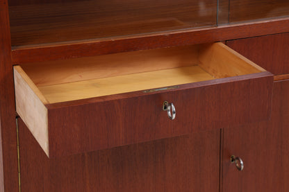 Brumax Vitrine | Vintage Teak | 2 Glastüren | Mid Century