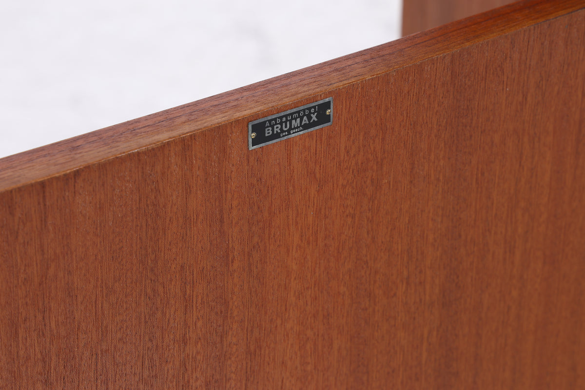 Brumax Vitrine | Vintage Teak | 2 Glastüren | Mid Century