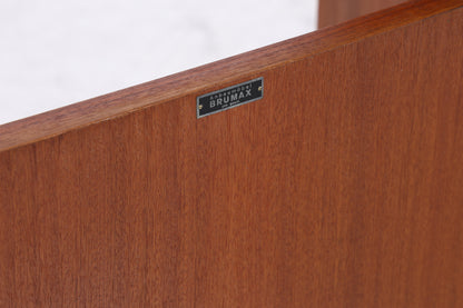 Brumax Vitrine | Vintage Teak | 2 Glastüren | Mid Century
