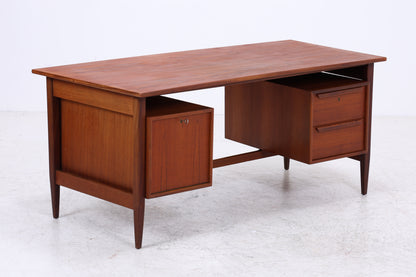 Vintage Teak Bumerang-Schreibtisch | Mid Century | 2 Schubladen