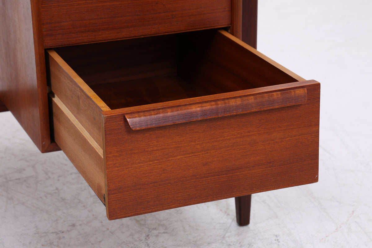 Vintage Teak Bumerang-Schreibtisch | Mid Century | 2 Schubladen