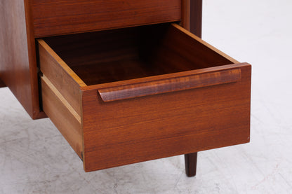 Vintage Teak Bumerang-Schreibtisch | Mid Century | 2 Schubladen
