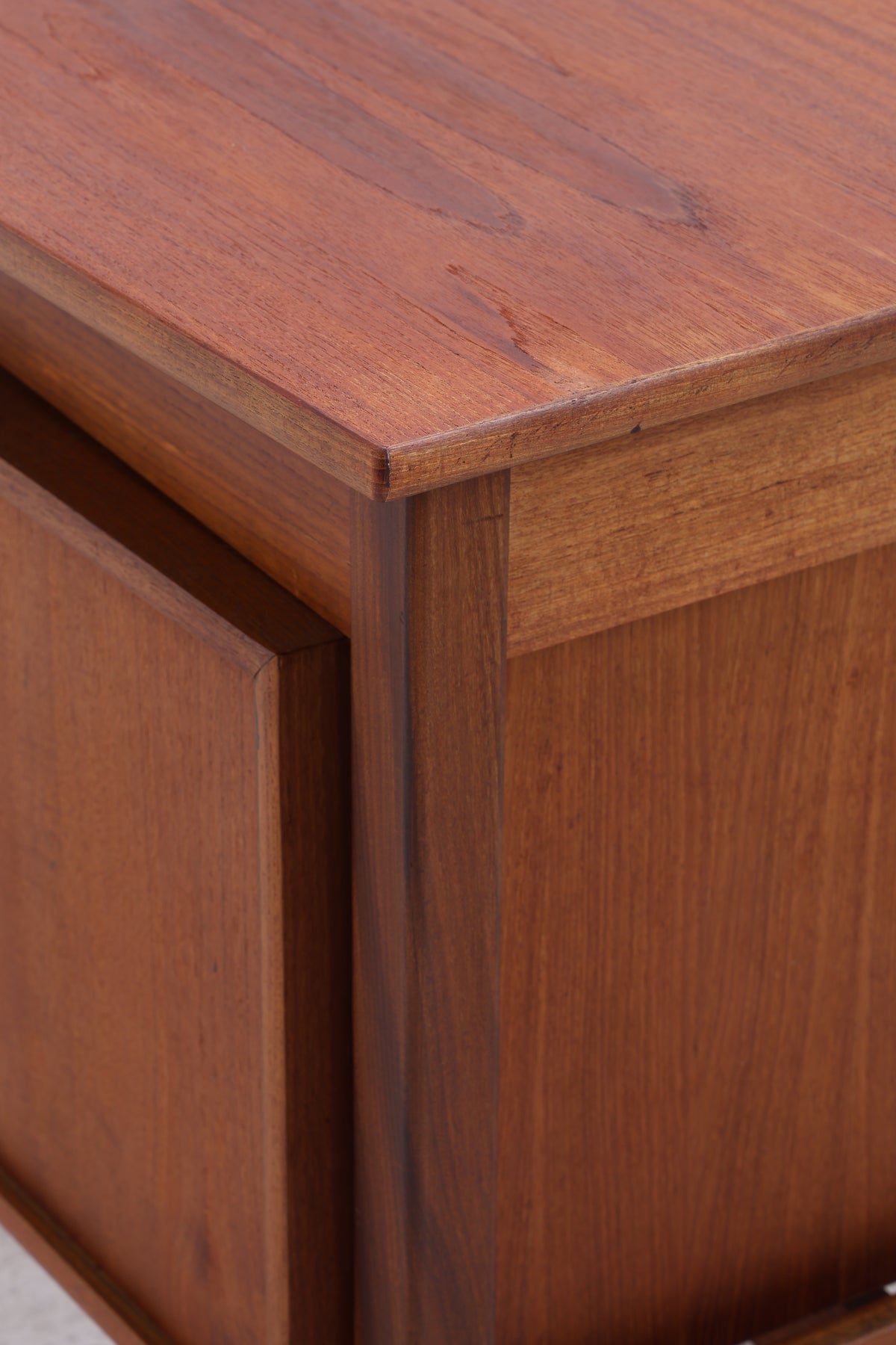 Vintage Teak Bumerang-Schreibtisch | Mid Century | 2 Schubladen