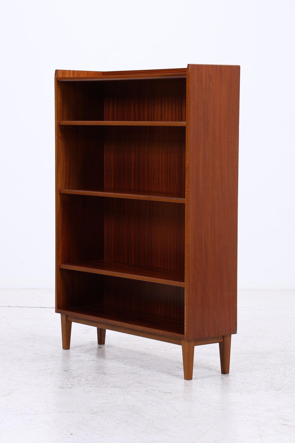 Vintage Mahagoni Regal | Mid Century | 4 Fächer | Bücherregal