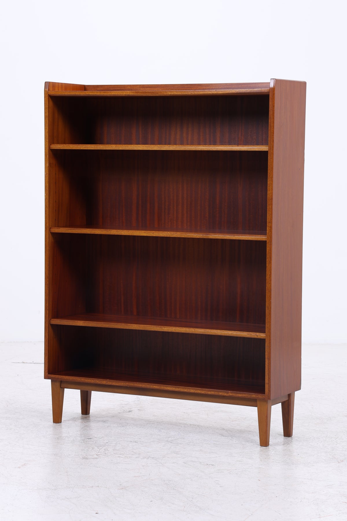 Vintage Mahagoni Regal | Mid Century | 4 Fächer | Bücherregal