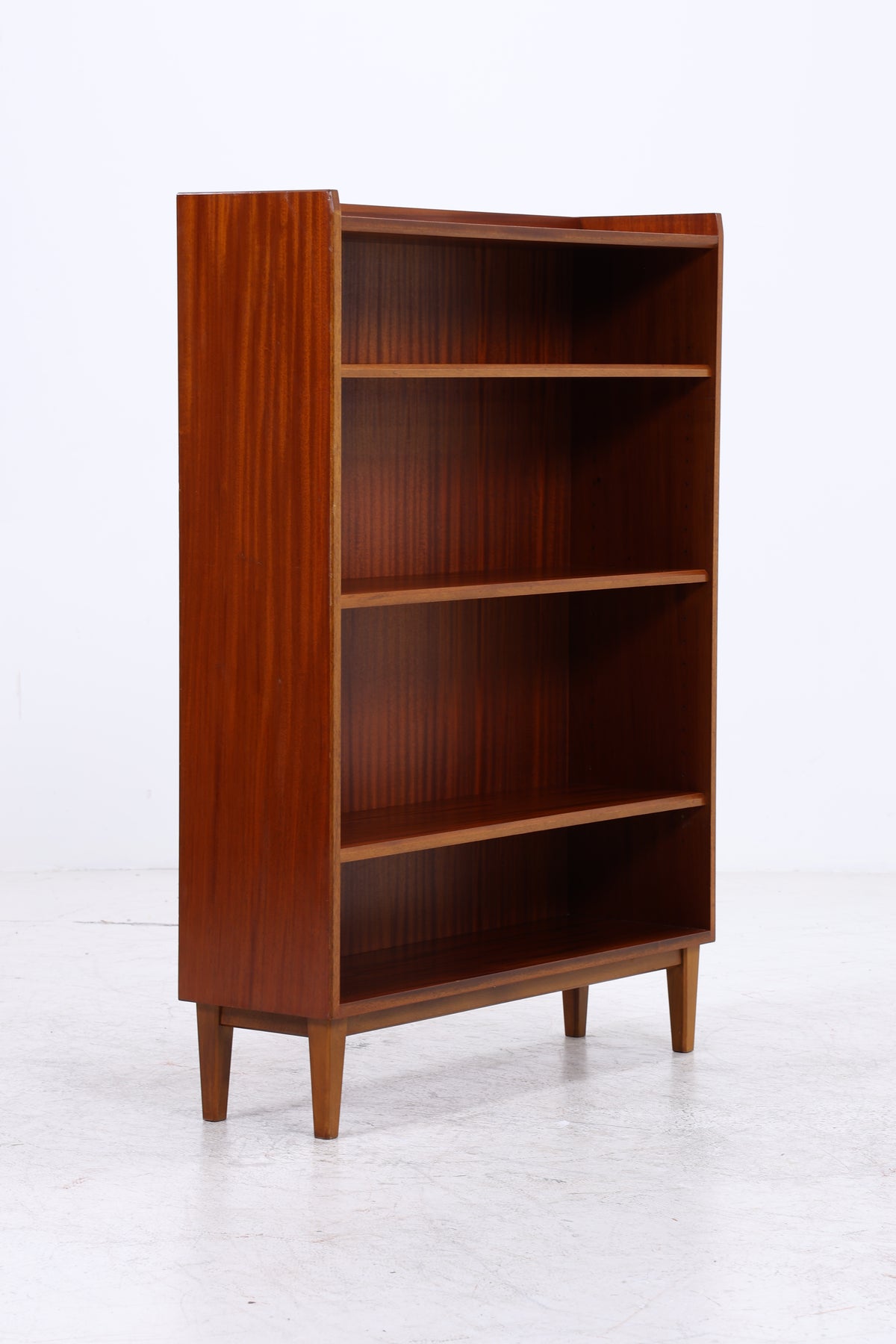 Vintage Mahagoni Regal | Mid Century | 4 Fächer | Bücherregal