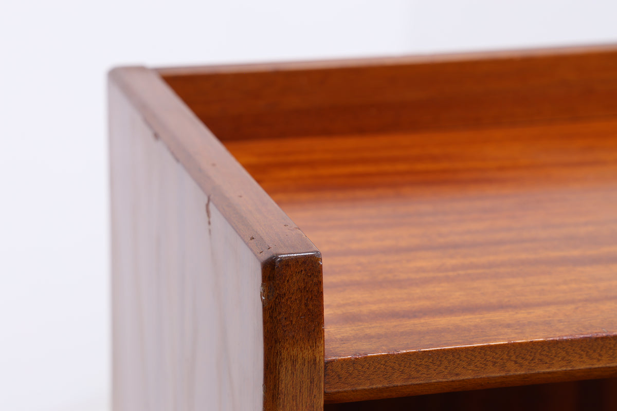 Vintage Mahagoni Regal | Mid Century | 4 Fächer | Bücherregal