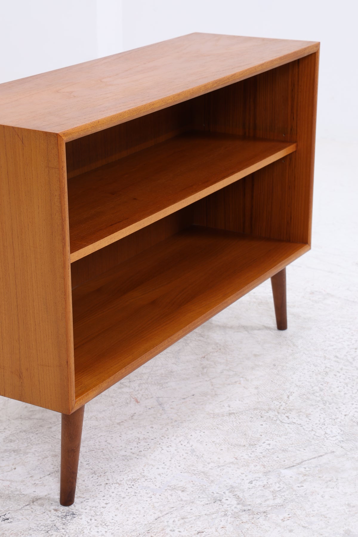 Vintage Teak Regal | Mid Century | 2 Fächer | Bücherregal