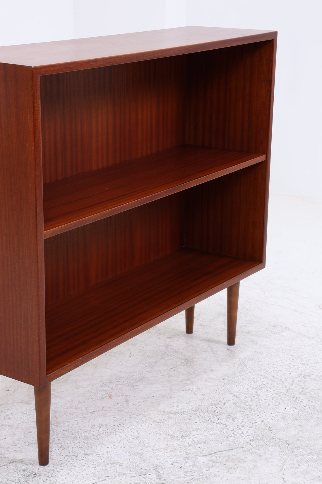 Vintage Mahagoni Regal | Mid Century | 2 Fächer | Bücherregal
