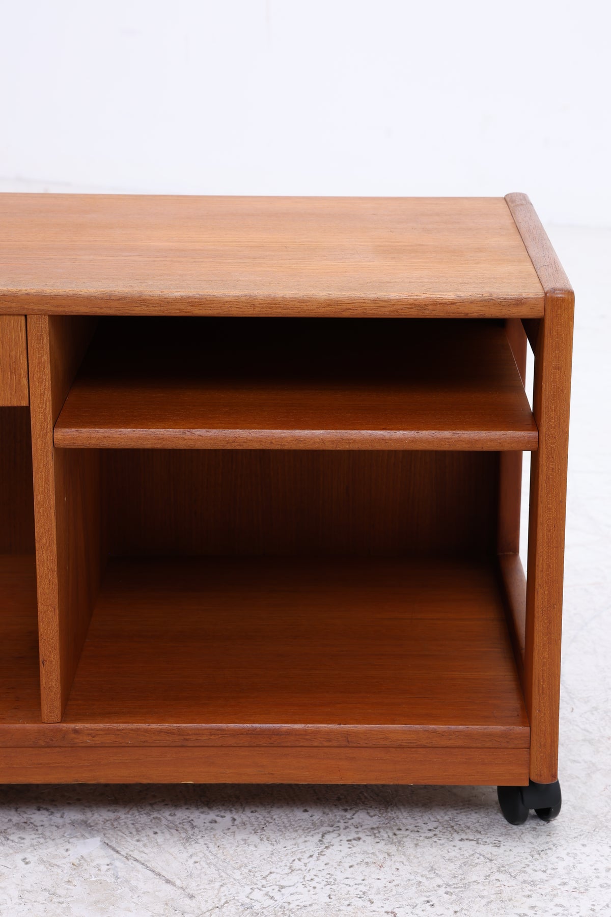 Vintage Teak Beistelltisch | Servierwagen | Rollen