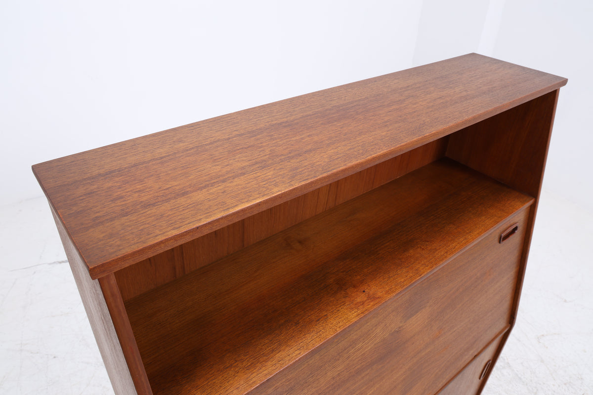 Vintage Teak Schrank | Sekretär | 2 Schiebetüren