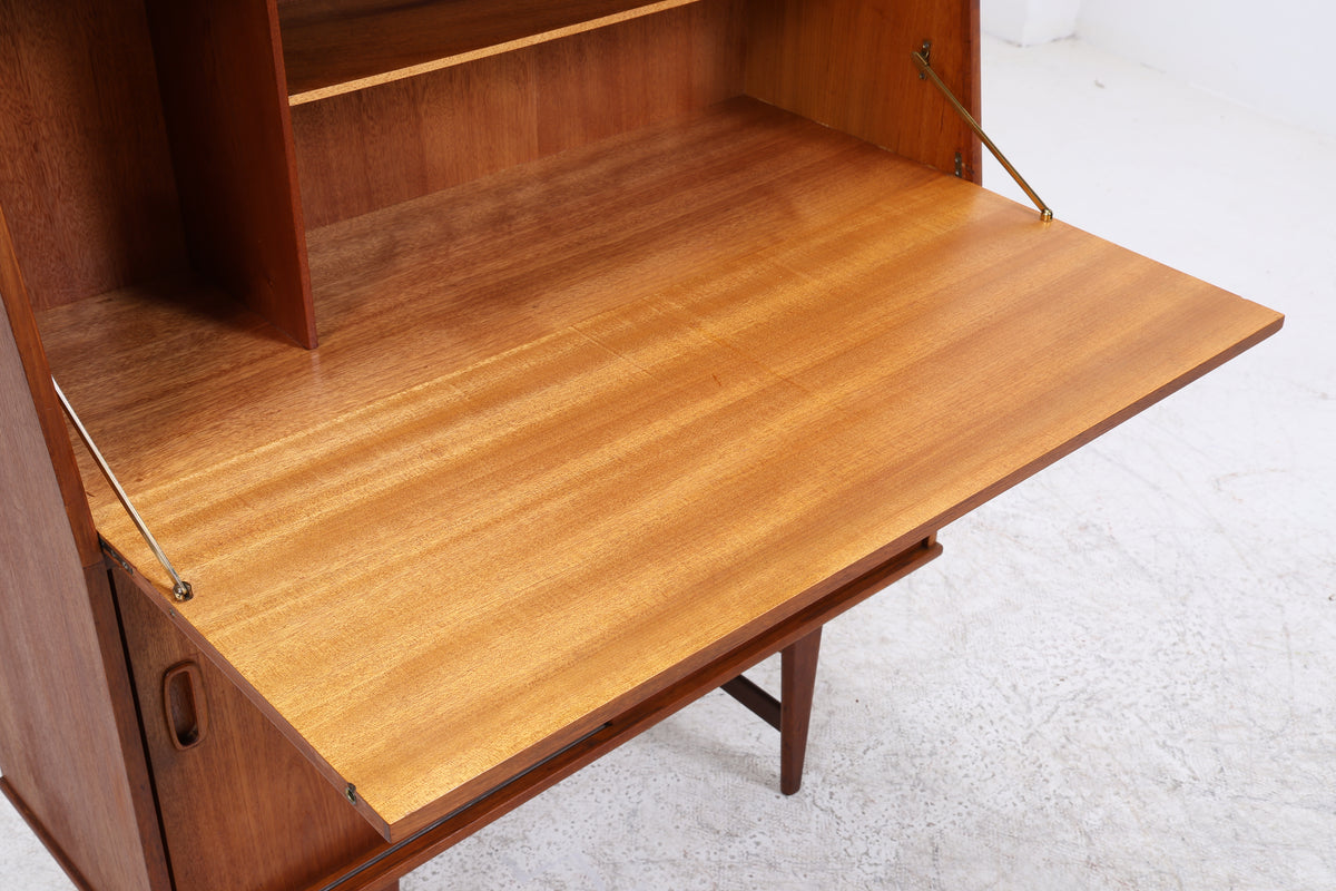 Vintage Teak Schrank | Sekretär | 2 Schiebetüren