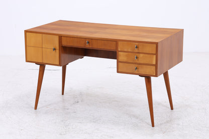 Vintage Schreibtisch | 4 Schubladen | 2 Türen