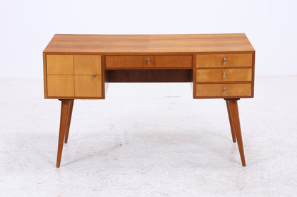 Vintage Schreibtisch | 4 Schubladen | 2 Türen