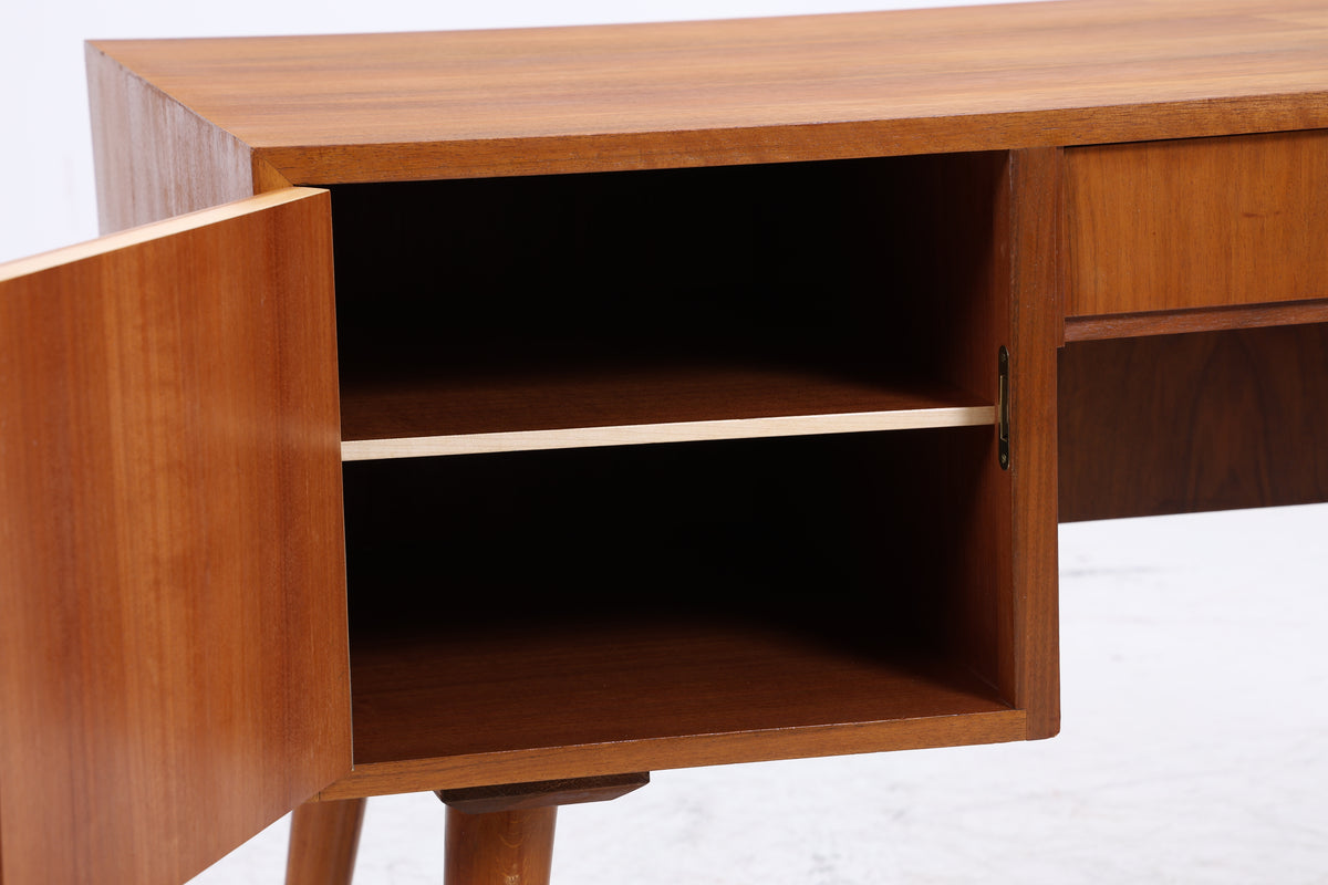 Vintage Schreibtisch | 4 Schubladen | 2 Türen
