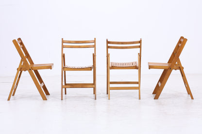 C.T.C. Klappstühle | 4er Set | Vintage Birke