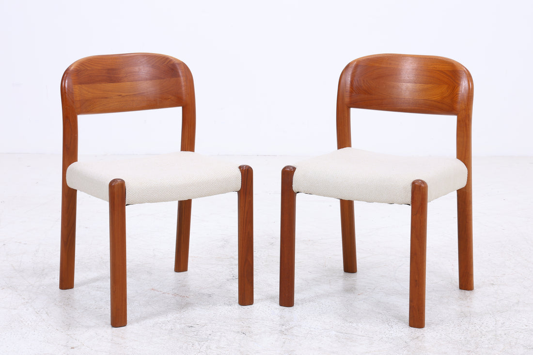 EMC Mobler Stühle | 2er Set | Vintage Teak | Dänisches Design