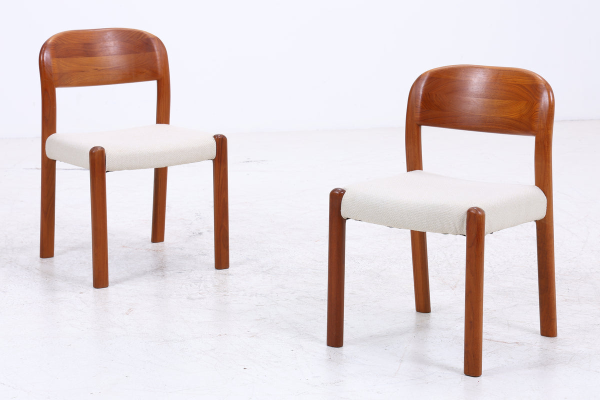 EMC Mobler Stühle | 2er Set | Vintage Teak | Dänisches Design