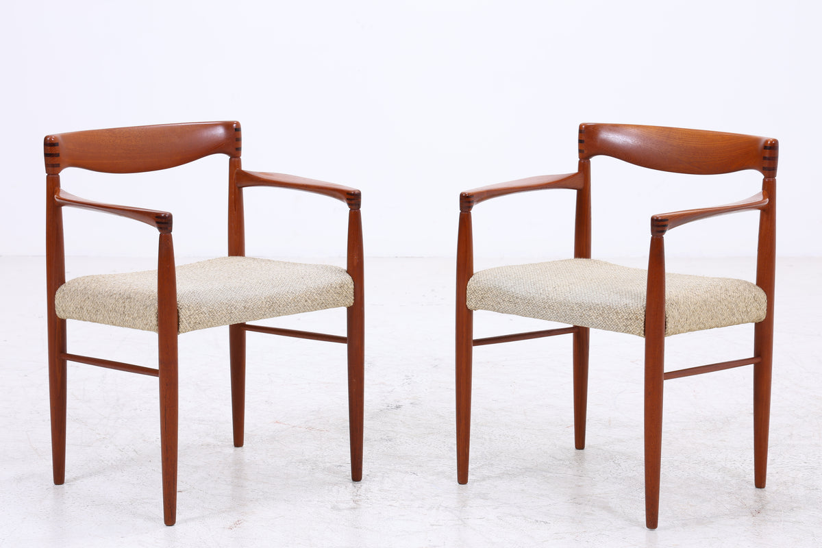 Henry W. Klein Armlehnstühle | Bramin 2er Set | Vintage Teak