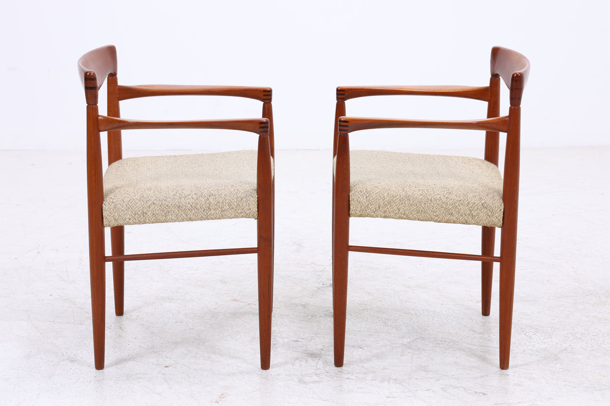 Henry W. Klein Armlehnstühle | Bramin 2er Set | Vintage Teak