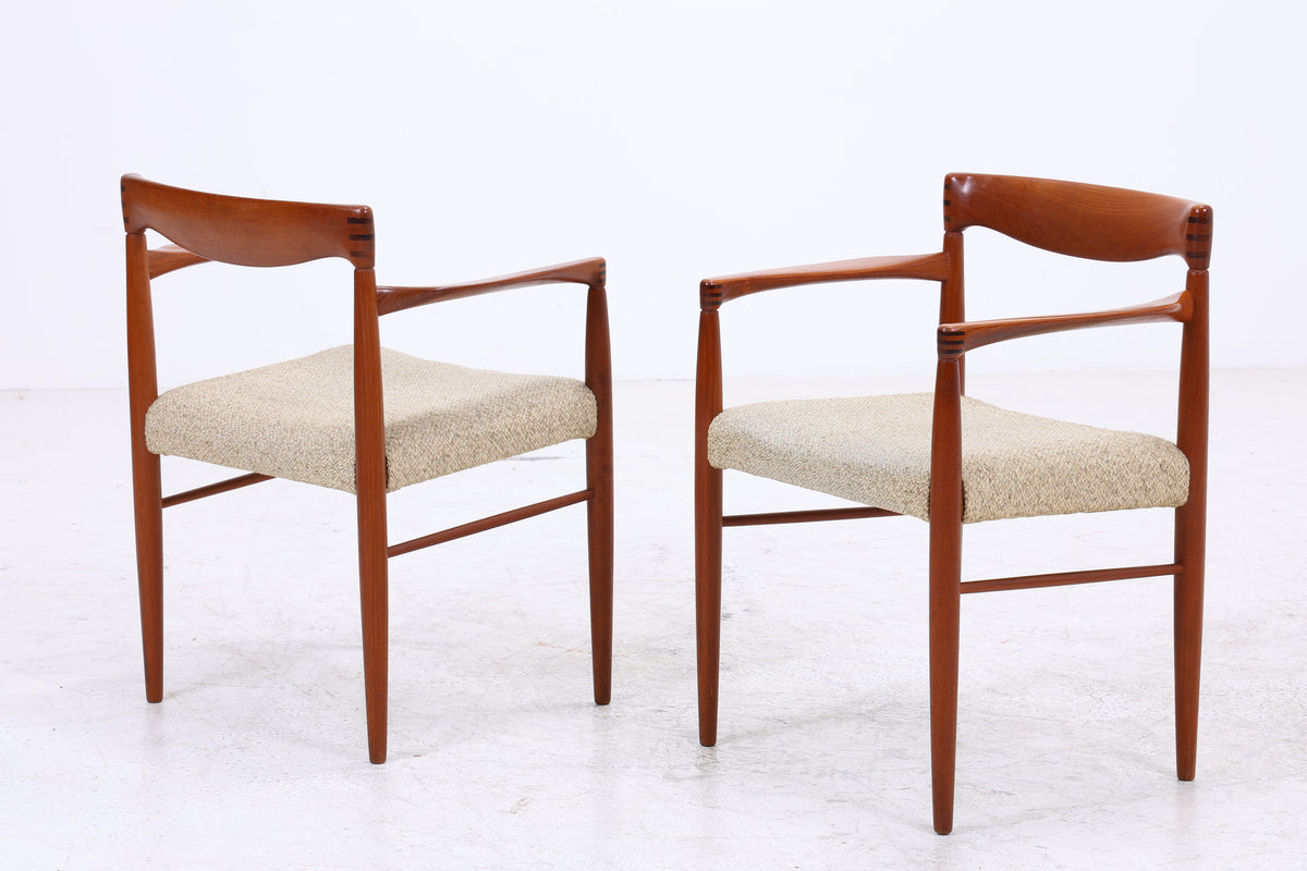 Henry W. Klein Armlehnstühle | Bramin 2er Set | Vintage Teak