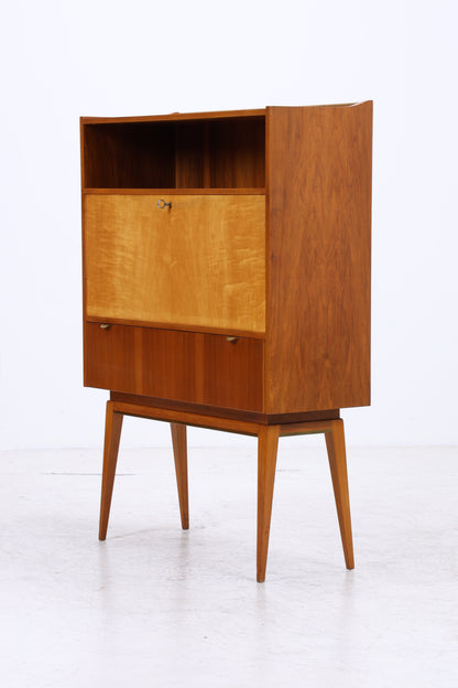 Vintage Sekretärschrank | Mid Century | 2 Klappen | 2 Schubladen