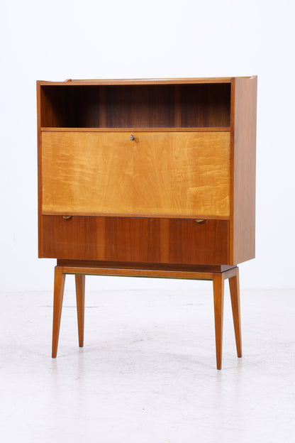 Vintage Sekretärschrank | Mid Century | 2 Klappen | 2 Schubladen