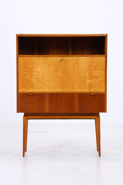 Vintage Sekretärschrank | Mid Century | 2 Klappen | 2 Schubladen