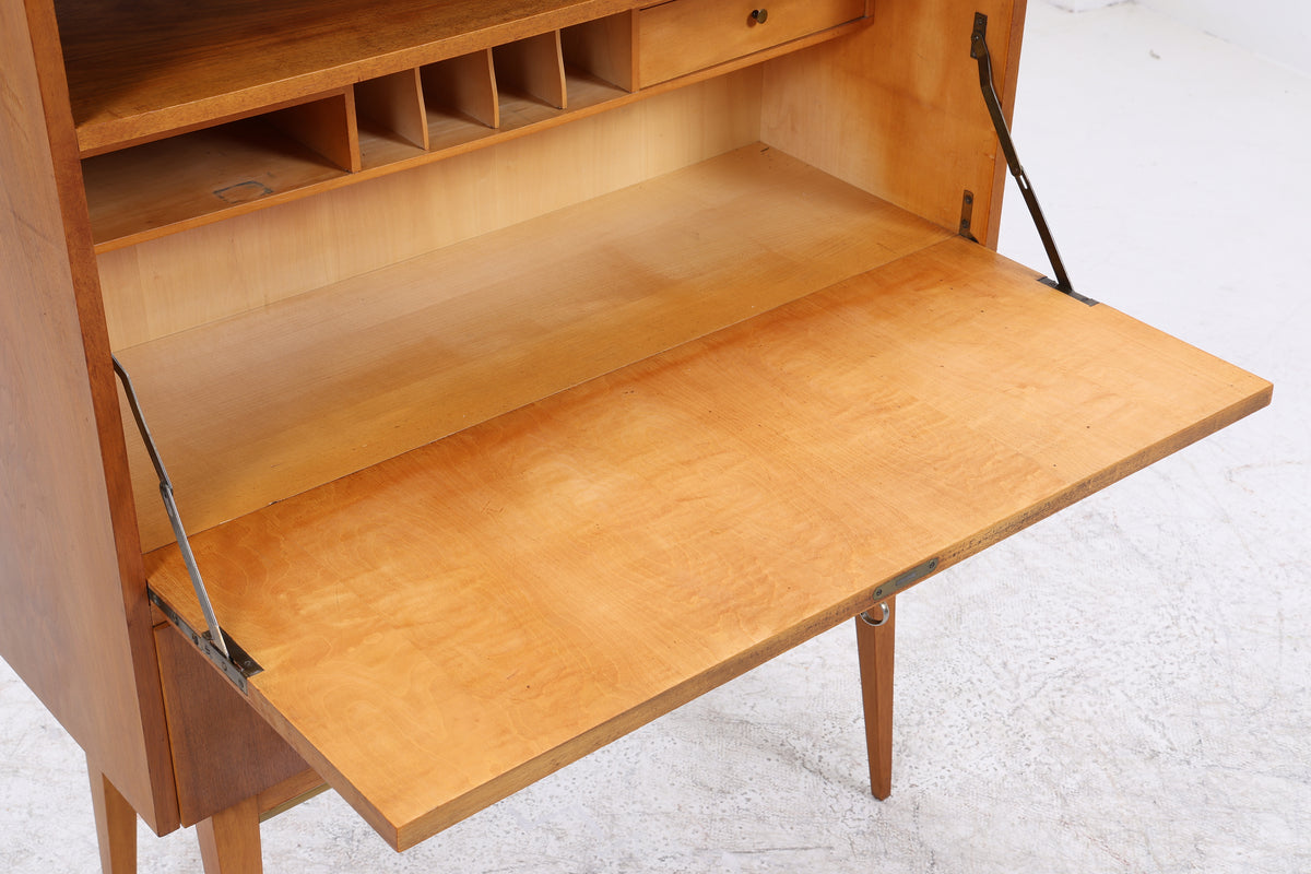 Vintage Sekretärschrank | Mid Century | 2 Klappen | 2 Schubladen