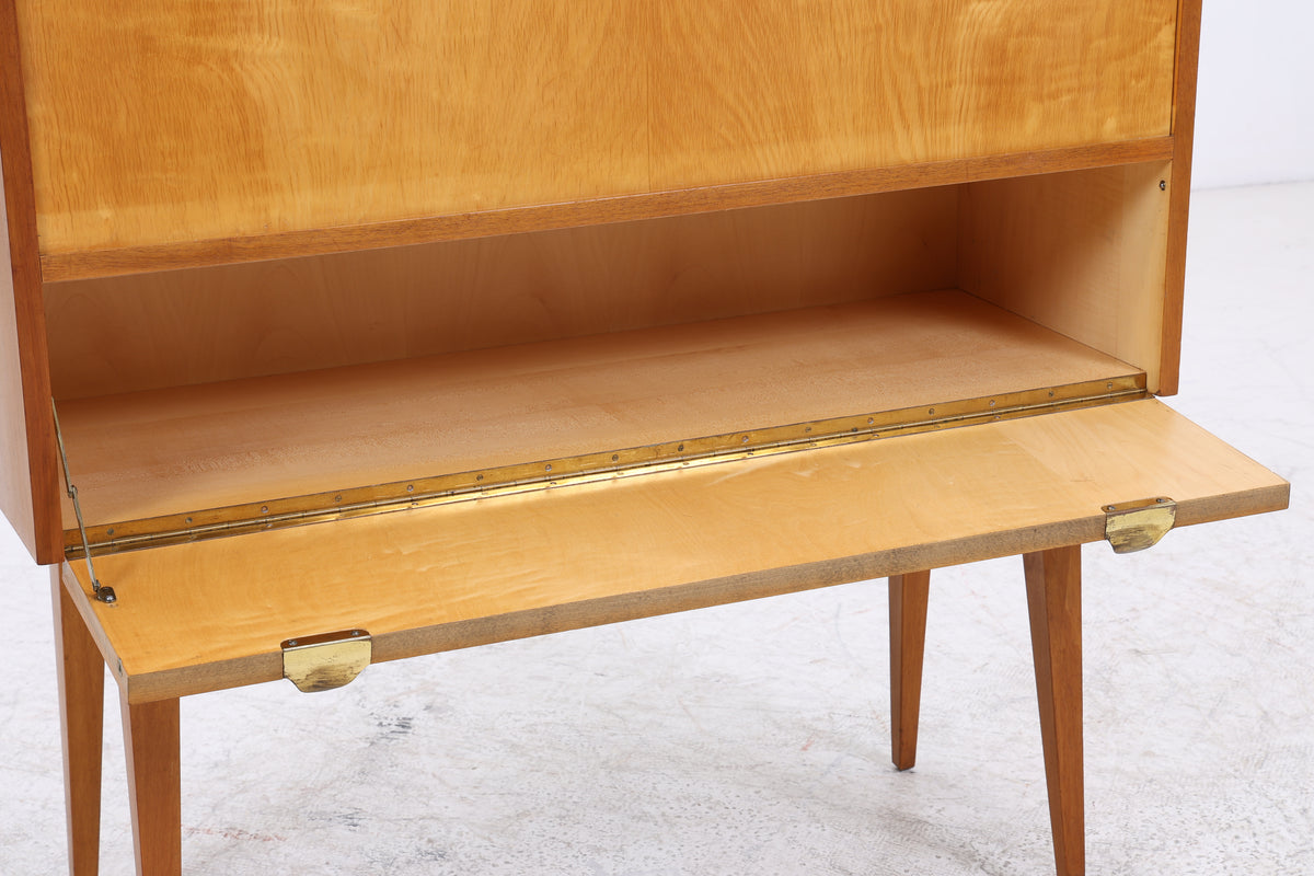 Vintage Sekretärschrank | Mid Century | 2 Klappen | 2 Schubladen