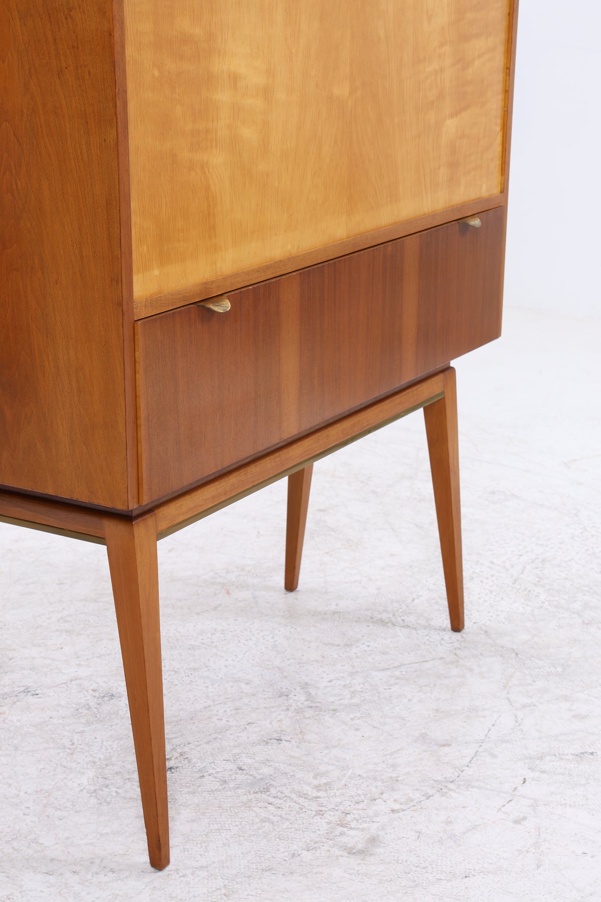 Vintage Sekretärschrank | Mid Century | 2 Klappen | 2 Schubladen