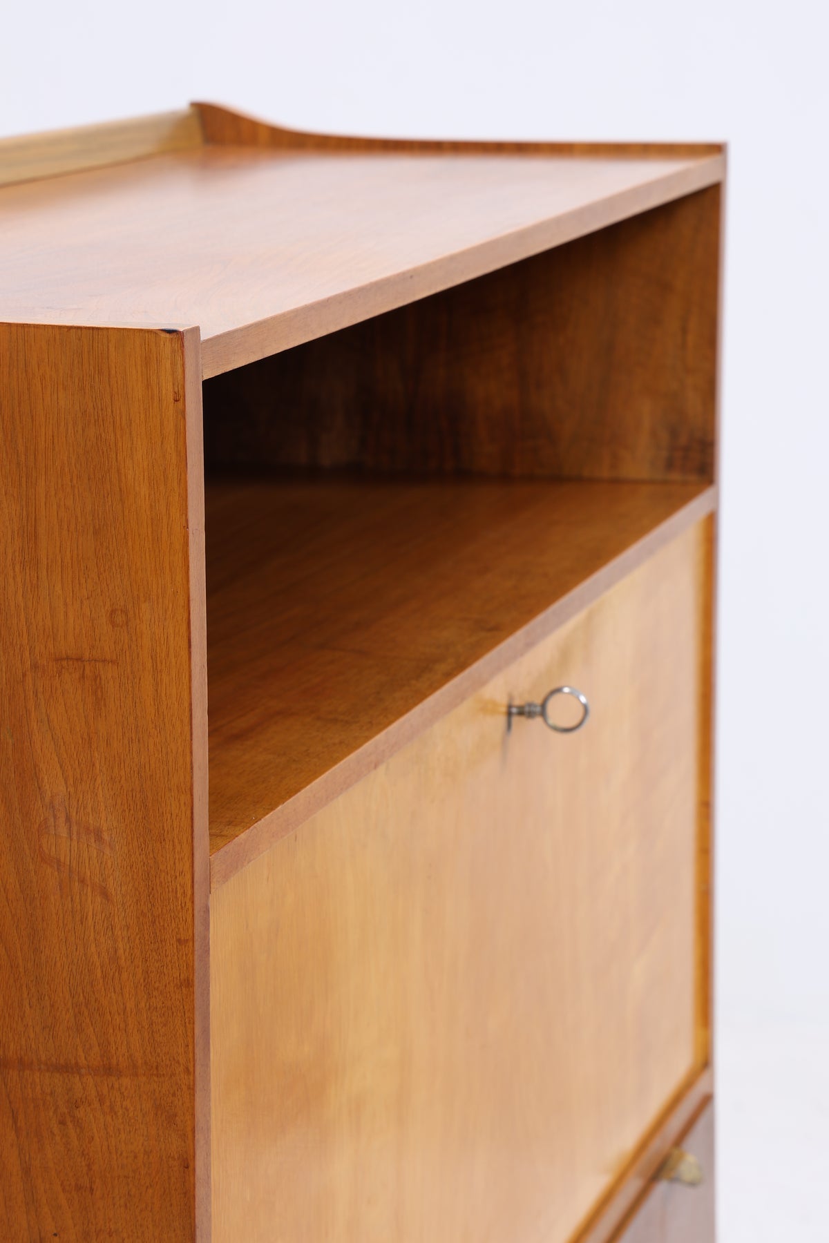 Vintage Sekretärschrank | Mid Century | 2 Klappen | 2 Schubladen