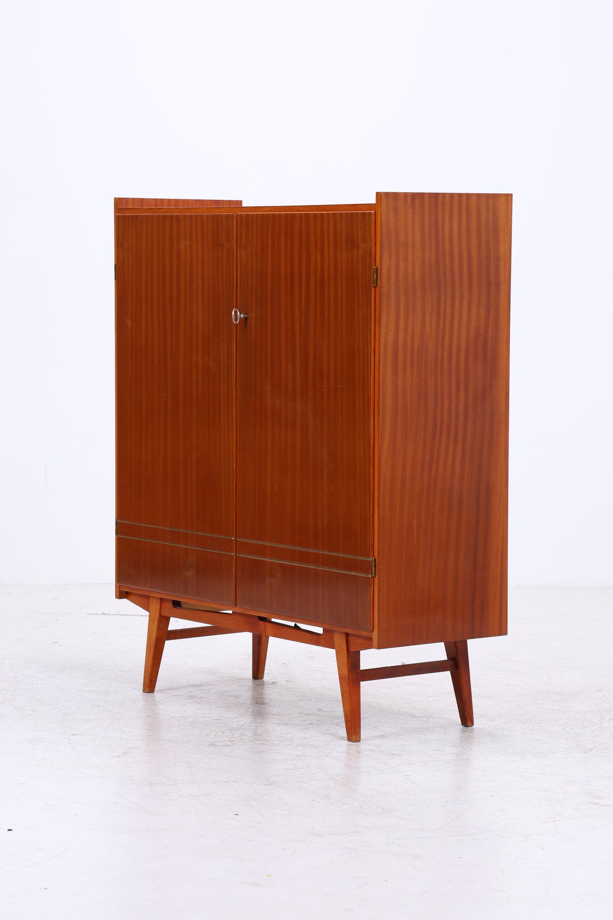 Vintage Mahagoni Wäscheschrank | 2 Türen | 3 Schubladen