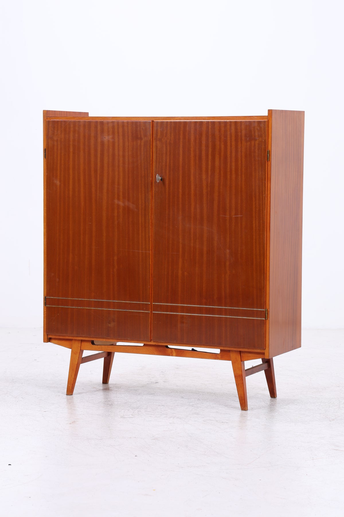 Vintage Mahagoni Wäscheschrank | 2 Türen | 3 Schubladen