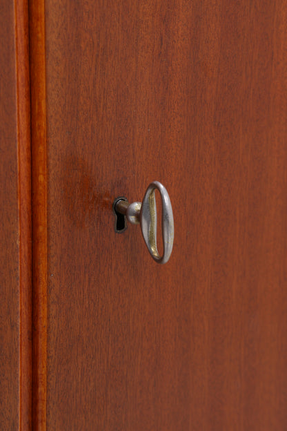 Vintage Mahagoni Wäscheschrank | 2 Türen | 3 Schubladen