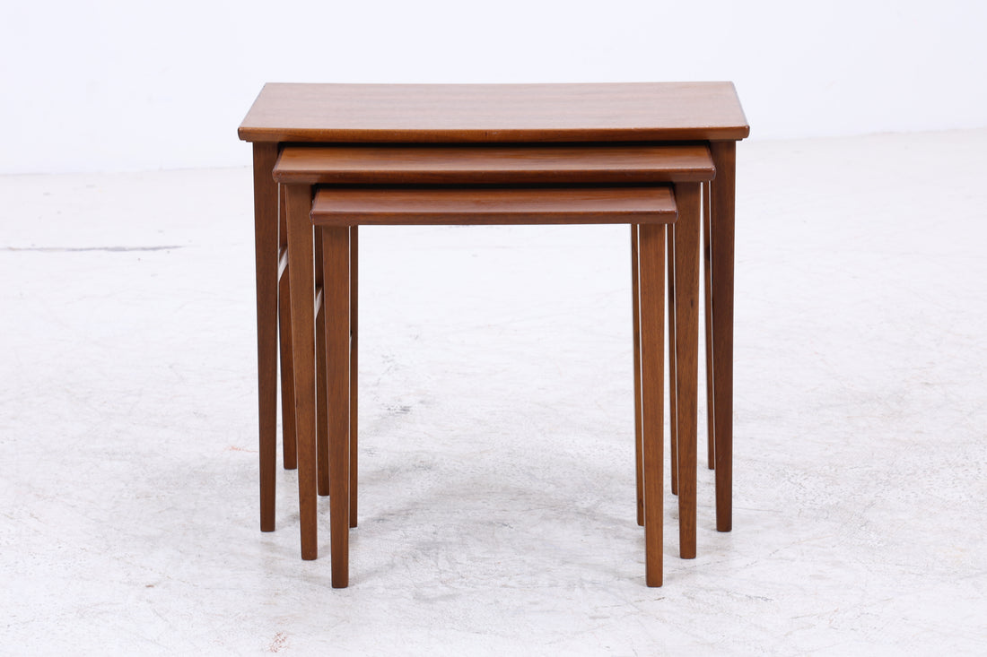 Vintage Satztische | 3er Set | Mid Century Beistelltische