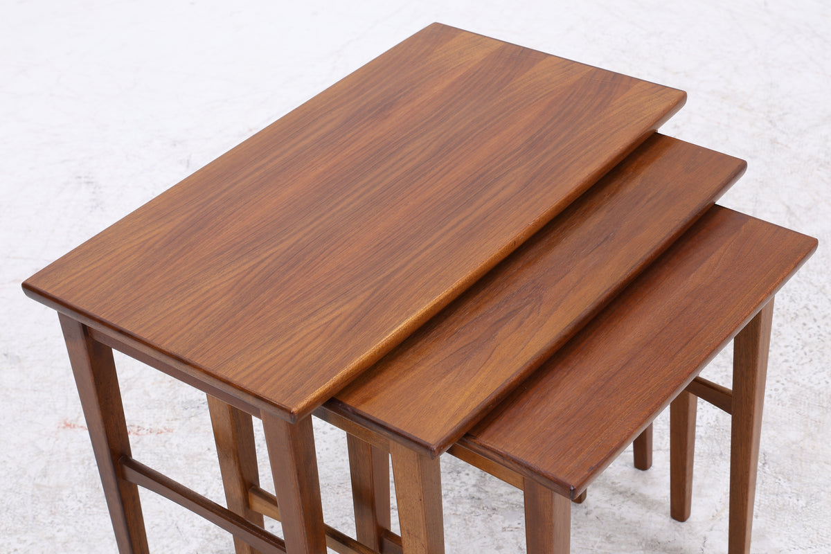 Vintage Satztische | 3er Set | Mid Century Beistelltische