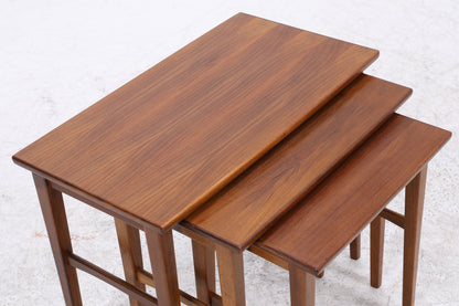 Vintage Satztische | 3er Set | Mid Century Beistelltische