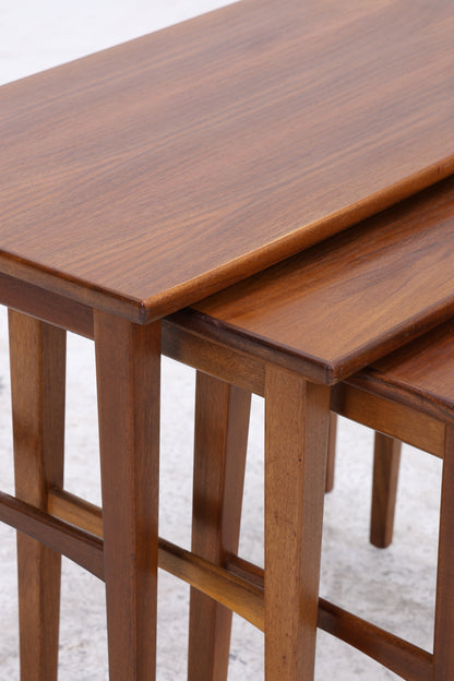 Vintage Satztische | 3er Set | Mid Century Beistelltische