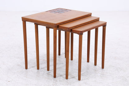 Salin Möbler Satztische | 3er Set | Vintage Teak