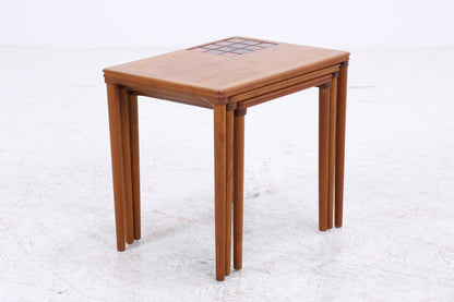 Salin Möbler Satztische | 3er Set | Vintage Teak