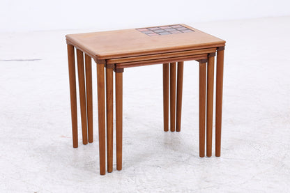 Salin Möbler Satztische | 3er Set | Vintage Teak