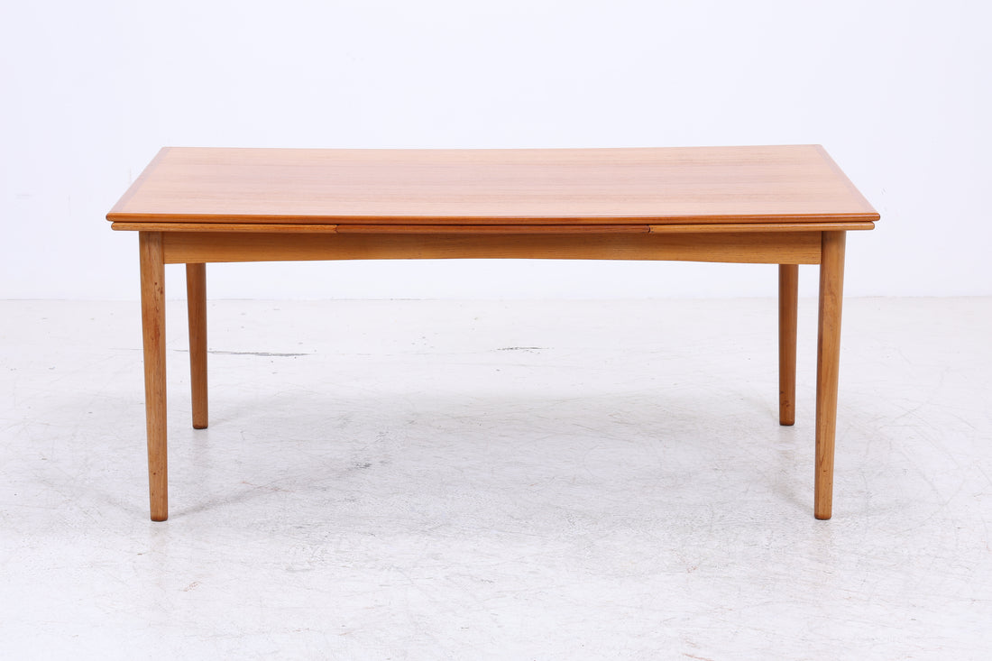Vintage Teak Esstisch | Ausziehbar | 2 Einlegeplatten