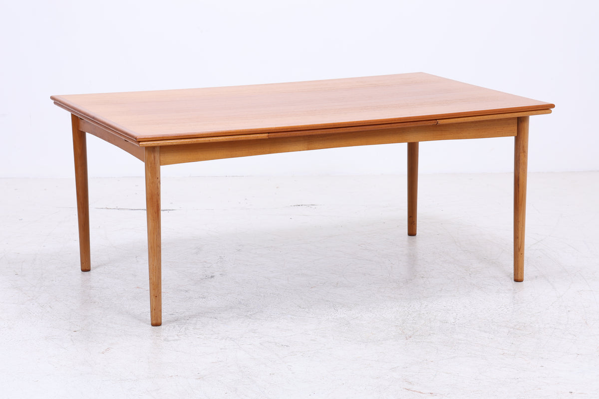 Vintage Teak Esstisch | Ausziehbar | 2 Einlegeplatten