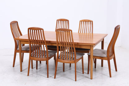 Vintage Teak Esstisch | Ausziehbar | 2 Einlegeplatten