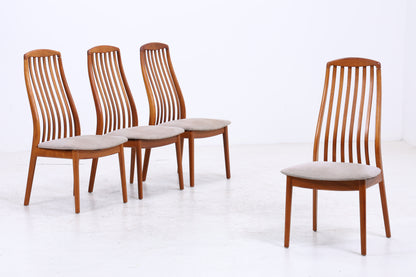 Schou Andersen Stühle | 4er Set | Vintage Danish Design