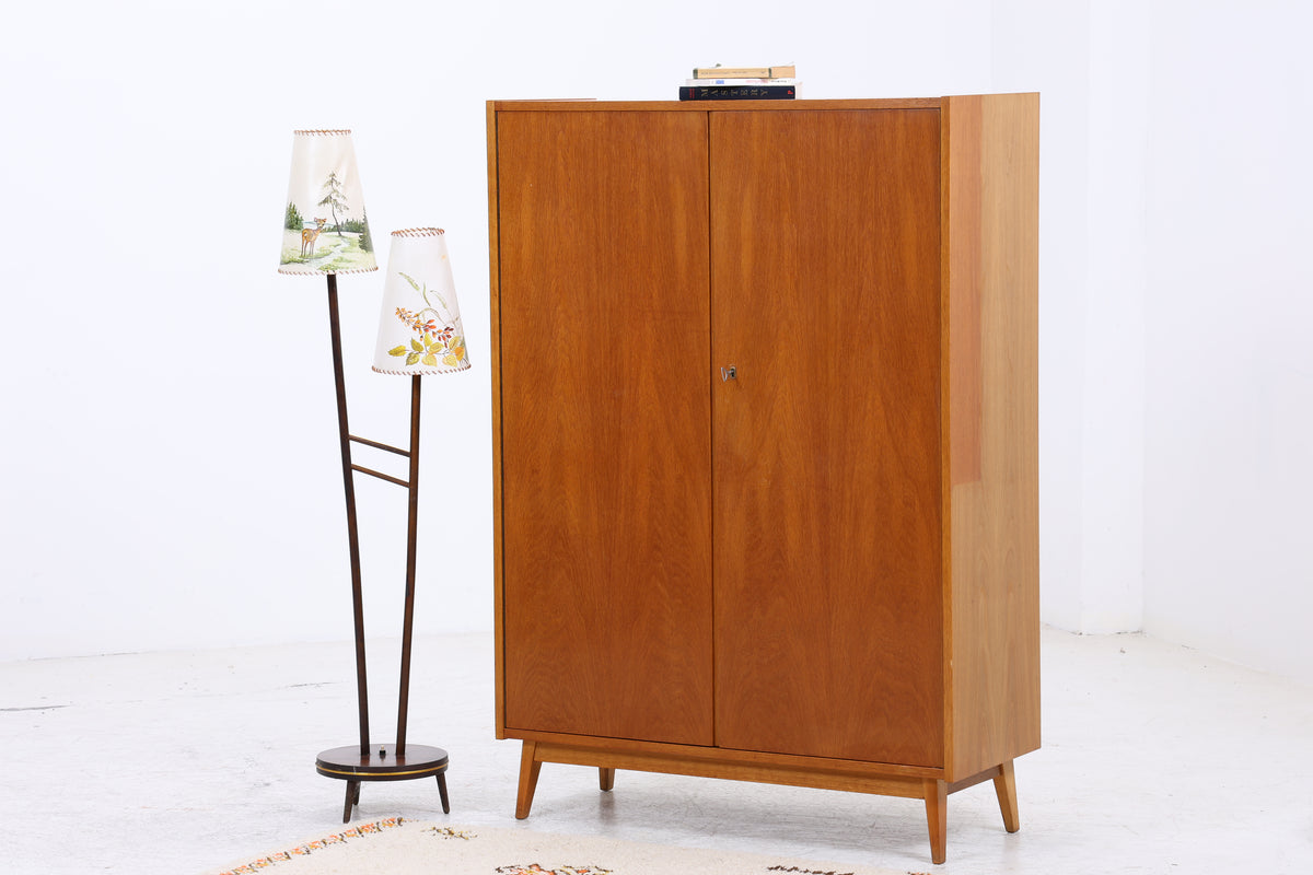 Vintage Kleiderschrank | 2 Türen | Mid Century | Garderobenschrank