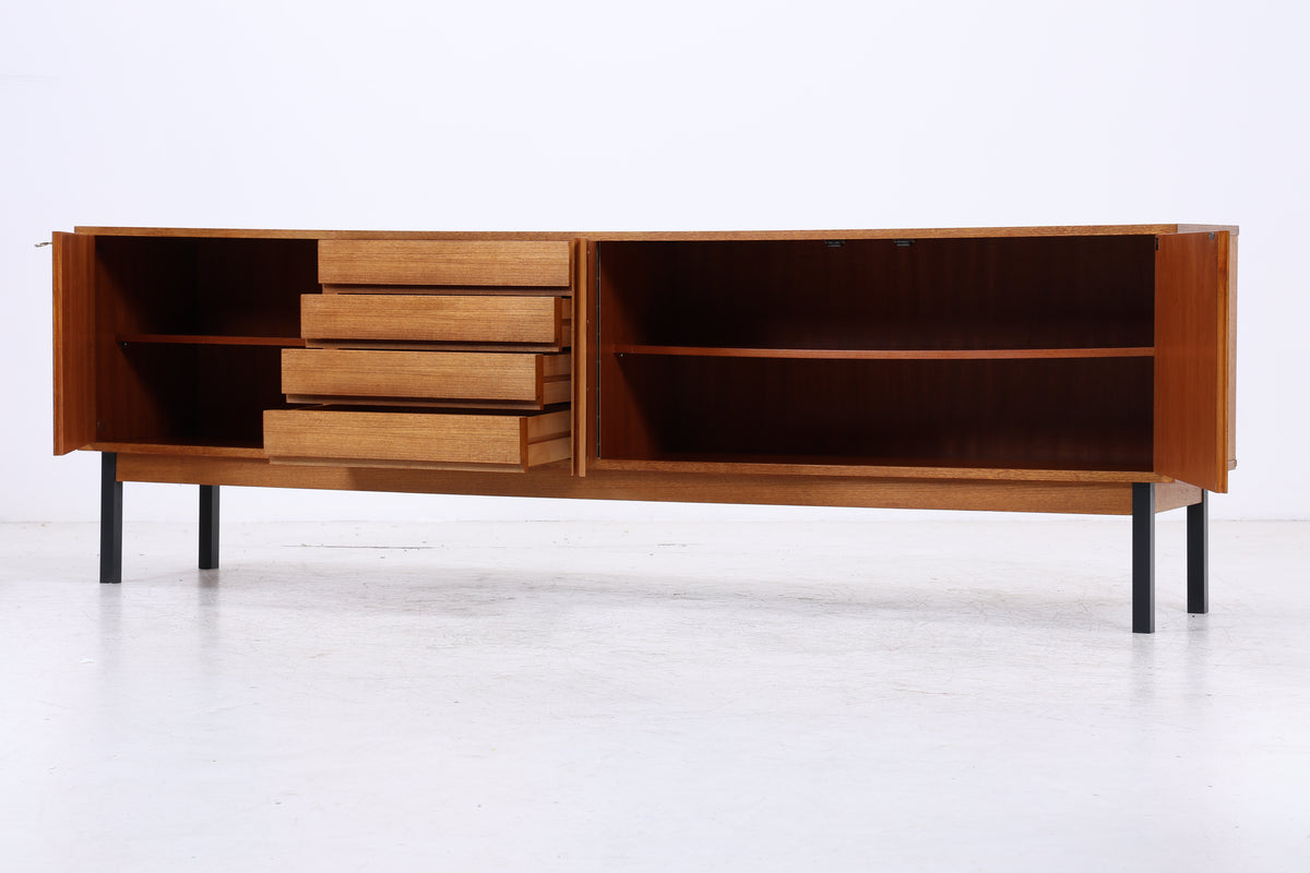 WK Möbel Sideboard | Vintage Teak | 3 Türen | 4 Schubladen